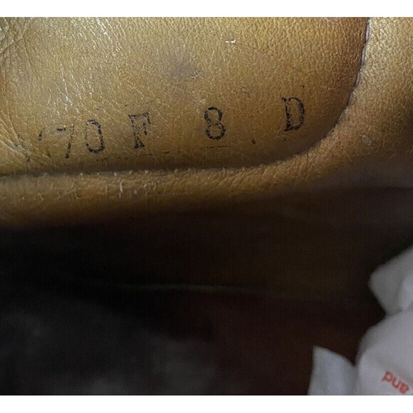 Vintage St Moritz‎ rally Hiking Boots WOMENS 8 D Leather /  Lined - Picture 11 of 12